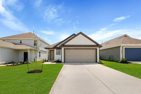 New construction Single-Family house 14046 Mount Hunter Drive, Willis, TX 77318 The Aspen- photo 0