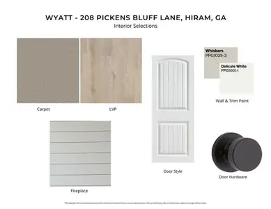 New construction Single-Family house 208 Pickens Bluff Ln, Dallas, GA 30157 plan Wyatt - image