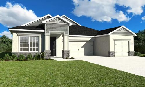 New construction Single-Family house 2923 Keens Grove Wy, Lakeland, FL 33810 plan Monroe - image
