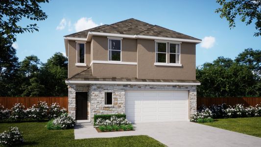 Elevation C | Zoe at Lariat in Liberty Hill, TX by Landsea Homes