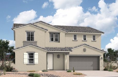 New construction Single-Family house 5881 N 193Rd Dr, Litchfield Park, AZ 85340 Remerton- photo 0