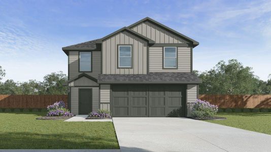 New construction Single-Family house 1256 Hickory Grove St, Brenham, TX 77833 plan Davis - image