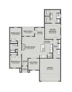 New construction Single-Family house Bridge City, TX 77611 plan Roses V G - image 2