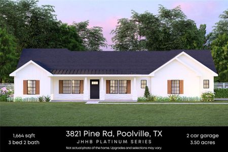 New construction Single-Family house 3821 Pine Road, Poolville, TX 76487 - photo 0