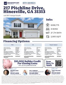 New construction Single-Family house 391 Tranquil South- Tbd Pitchline Dr, Hinesville, GA 31313 plan The Bagley - image 17