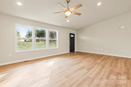 Vaulted ceiling in Family Room