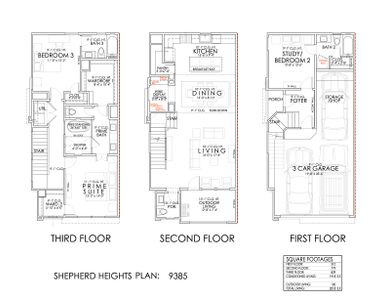 New construction Single-Family house 608 W Donovan St, Houston, TX 77091 plan 9385 - image