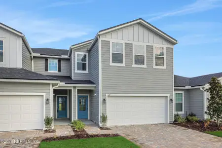 New construction Townhouse house 181 Silver Myrtle Ct, St. Augustine, FL 32092 plan Coral - image