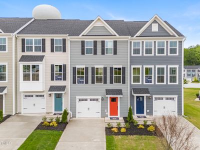 New construction Townhouse house 609 Silverado Sunset Lp, Wendell, NC 27591 Aria- photo 0