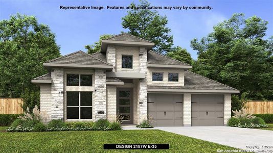 New construction Single-Family house 620 Alta Circle, New Braunfels, TX 78132 Design 2187W- photo 0