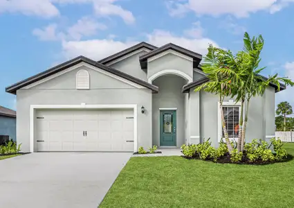 New construction Single-Family house 5505 Myrtle Dr, Fort Pierce, FL 34982 plan Escambia - image