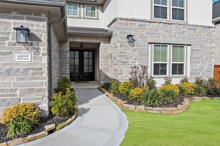 These beautiful double doors greet you and your guests!