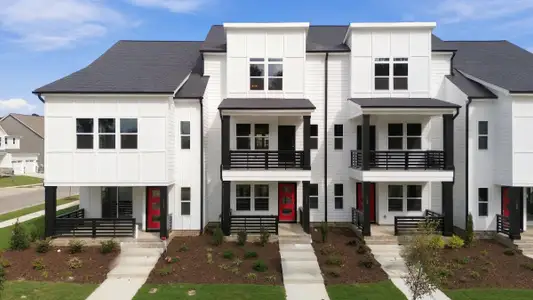New construction Townhouse house 1132 Lamplighter Dr, Raleigh, NC 27604 plan Bluebird - image