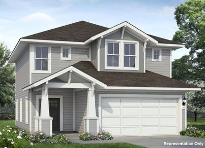 New construction Single-Family house 902 Windrow Run, Hutto, TX 78634 plan Heritage Mill 1782 - image