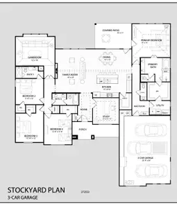 New construction Single-Family house 270 Maci Dr, Waxahachie, TX 75167 plan Stockyard - image