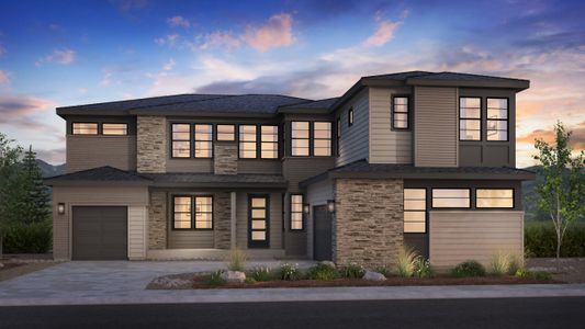 New construction Single-Family house 3993 Brush Rd, Castle Rock, CO 80108 plan Aspenwood - image