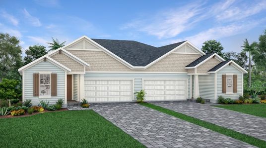 New construction Duplex house 101 Dogleg Run, Saint Johns, FL 32259 Aurora- photo 0