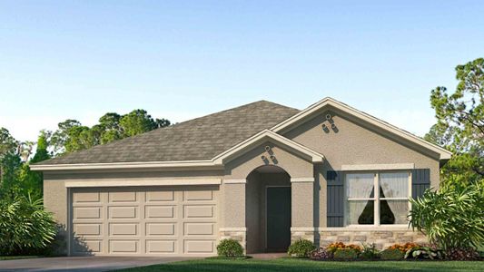 New construction Single-Family house 10514 Farm Hill Avenue, Land O' Lakes, FL 34638 Cali- photo 0