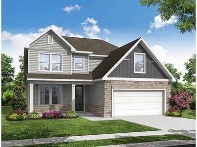 New construction Single-Family house 330 Grand Wehunt Dr, Hoschton, GA 30548 plan The Ash C at Wehunt Meadows - image