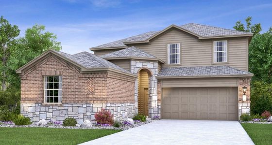 New construction Single-Family house 1948 Gilmer Wy, Leander, TX 78641 Hudson II- photo 0