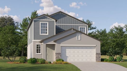 New construction Single-Family house 9901 Allendale St, Wesley Chapel, FL 33545 plan Columbia - image