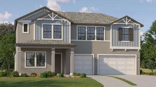 New construction Single-Family house 1028 Broward Dr, Zephyrhills, FL 33541 plan Rainer - image