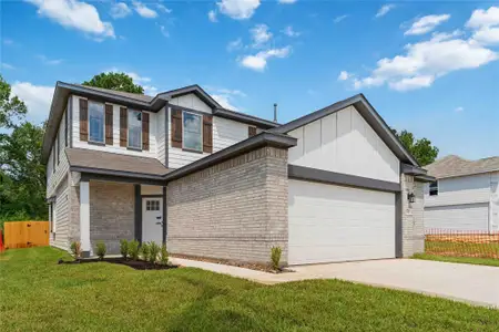 New construction Single-Family house 12235 Danza Dr, Willis, TX 77318 plan Mansfield - image