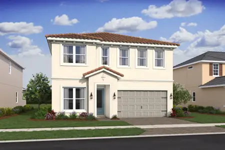 New construction Single-Family house 109 Parkside Wy, Royal Palm Beach, FL 33411 plan Positano III - image