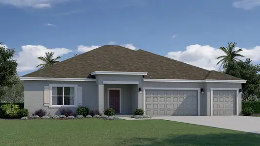 New construction  house 564 Burlington Ave Ne, Palm Bay, FL 32907 plan Naples - image