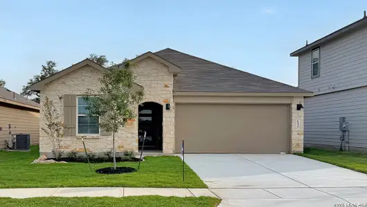 New construction Single-Family house 132 Hazel Peak, Boerne, TX 78006 plan The Easton - image