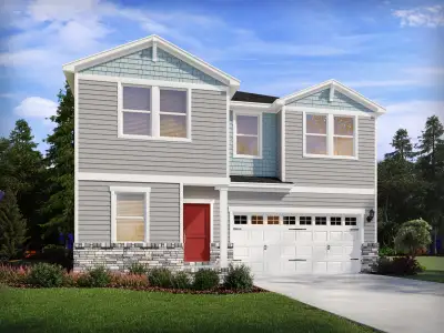 New construction Single-Family house 2505 Rosewood Bluff Dr, Zebulon, NC 27597 plan Townsend - image