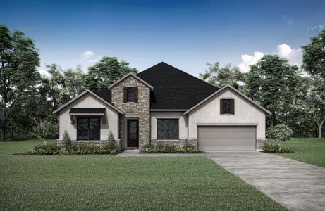 New construction Single-Family house 8807 Blue Grotto Lane, Manvel, TX 77578 Presley III- photo 0