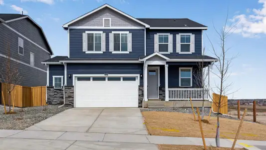 New construction Single-Family house 14254 Beebalm Ave, Parker, CO 80134 plan Pendleton - image