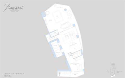 New construction Condo house 99 Se 5Th St, Miami, FL 33131 plan Upper penthouse 2 - image