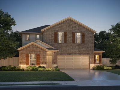 New construction Single-Family house 205 Chickasaw Lane, Hutto, TX 78634 - photo 0