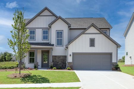 New construction Single-Family house 392 Red Wood Lane, Hoschton, GA 30548  Atkinson- photo 0