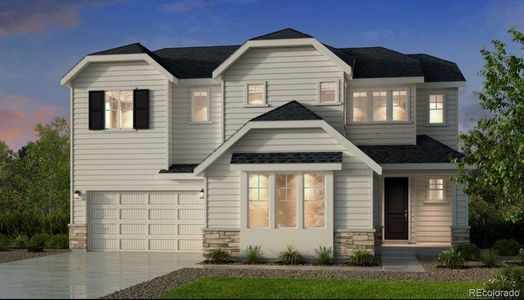 New construction Single-Family house 16537 Black Rose Cir, Parker, CO 80134 Keystone II- photo 0