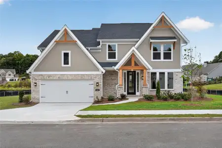 New construction Single-Family house 320 Cherokee Rose Ln, Hoschton, GA 30548 plan Clay - image