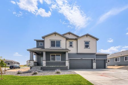 New construction Single-Family house 5602 Stone Harbor Dr, Elizabeth, CO 80107 plan Willow - image