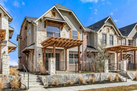 New construction Townhouse house 1212 Armstrong, The Colony, TX 75056 plan Augusta - image