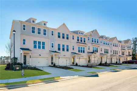 New construction Townhouse house 75 Wilder Ridge Wy, Lawrenceville, GA 30044 plan Reynolds - image