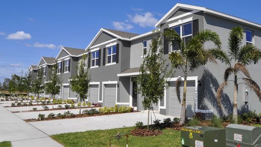 New construction Townhouse house 16921 Barnwood Pl, Lakewood Ranch, FL 34211 plan Pearson B - image