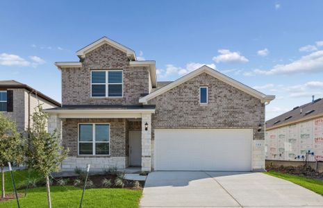 New construction Single-Family house 13324 Cuchillo Path, Manor, TX 78653 plan Dinero - image