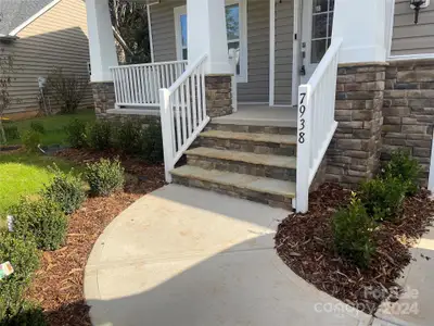 Stone Steps to porch