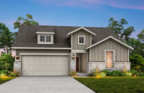New construction Single-Family house 421 Avian Wy, Godley, TX 76044 plan Parker - image