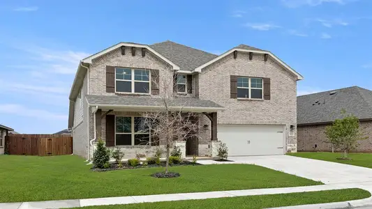 New construction Single-Family house 1412 Elle Ln, Aubrey, TX 76227 plan Cypress II - image