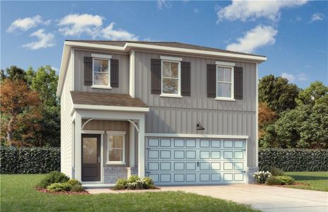 New construction Single-Family house 232 Black Walnut Wy, Canton, GA 30114 plan The Hartwell C - image