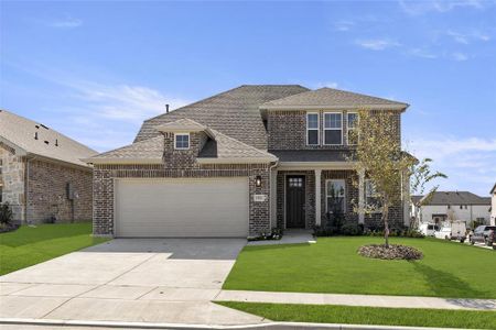 New construction Single-Family house 1923 Bobbin Mill Lane, Forney, TX 75126 Grayson Homeplan- photo 0