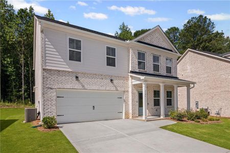 New construction Single-Family house 6106 Marigold Wy, Atlanta, GA 30349 plan Hampton - image