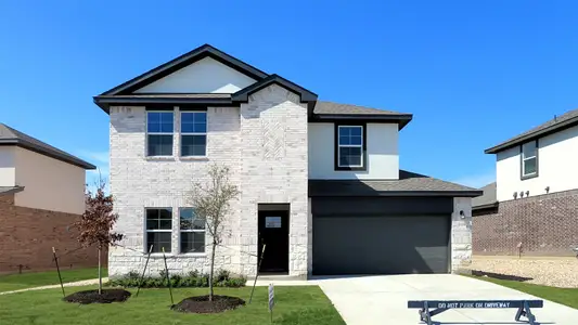 New construction Single-Family house 2313 Bronc Buster Wy, Leander, TX 78641 plan The Rosemont - image